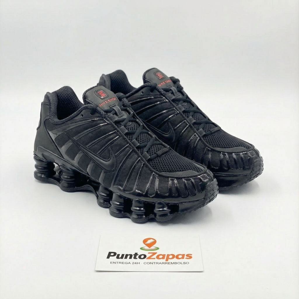 NIKE SHOX TL NEGRAS