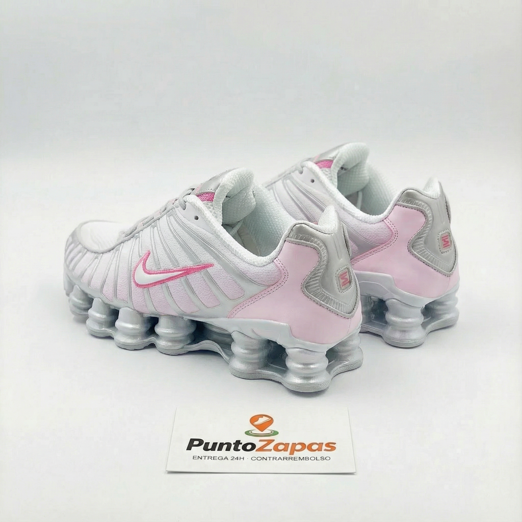 NIKE SHOX TL ROSA/GRIS